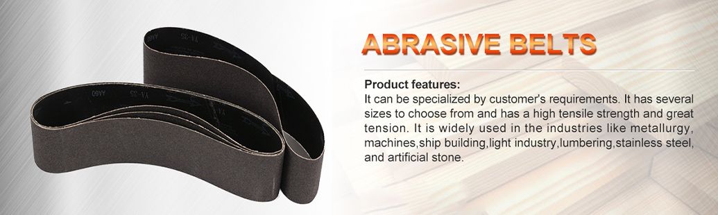 Right Abrasive Belt